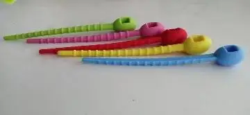 Многоразовые силиконовые Галстуки 10 8 см для безопасного использования в пищевых