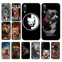pit bull pet dog pitbull phone case for oppo a9 a7 a3s a1k f5 reno 2 z realme 6 5 pro c3 vivo y91c y51 y31 y19 y17 y11 v17