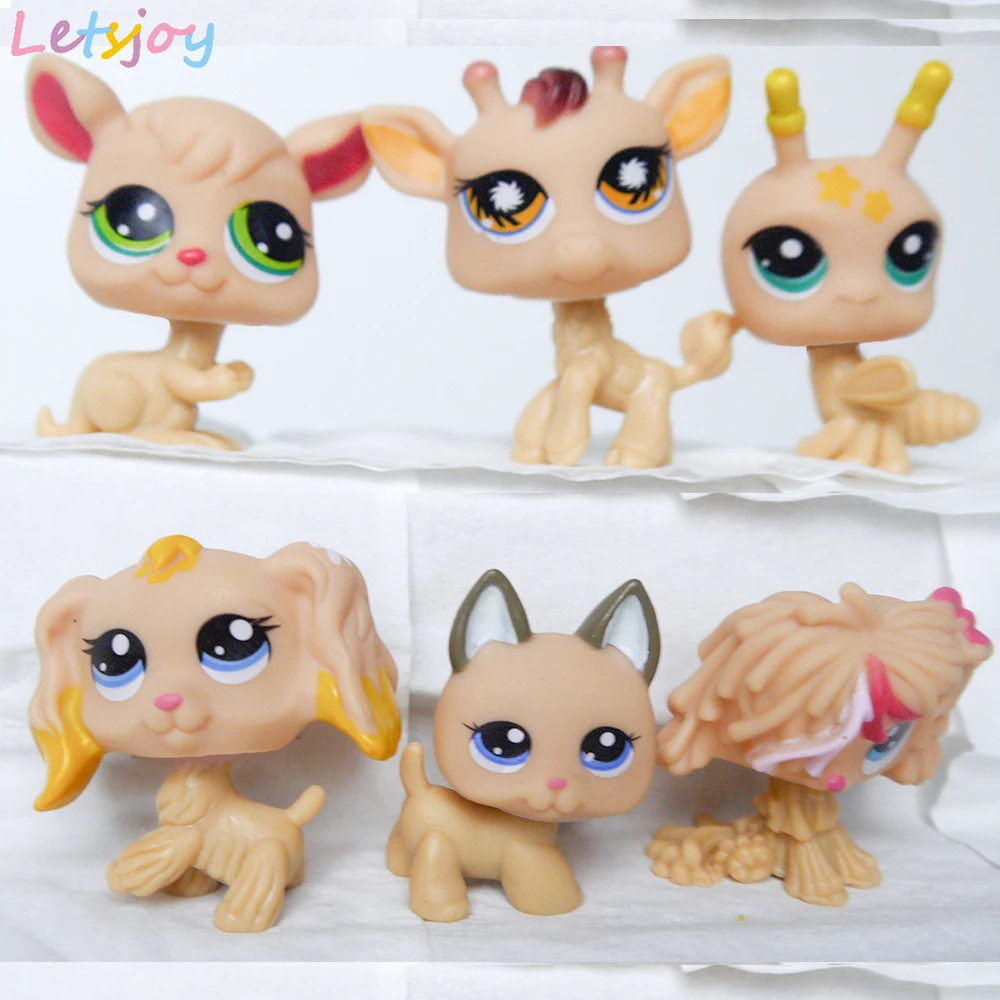 30-90 шт. Рождественская игрушка подарок мини питомец Пони лошадь littlest куклы игрушки для детей милый питомец кошка Магазин фигурки подарки для девочки