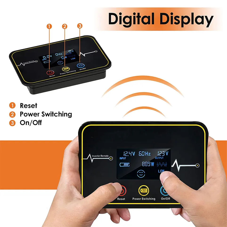 Источник питания 2000 Вт-инвертор для платы от 12 В постоянного тока до 110