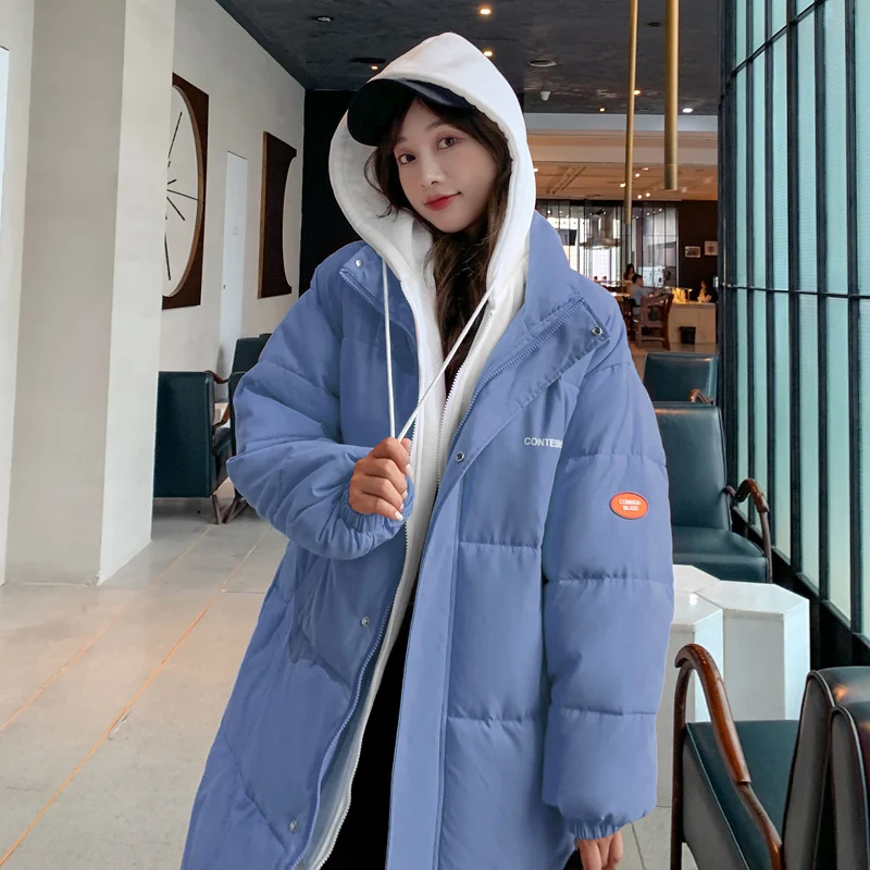 

Women's Winter Jackets 2021 New Style Down Cotton-padded Jacket Cotton-padded Jacket Korean Loose Coat Mid-length Padded Jacket