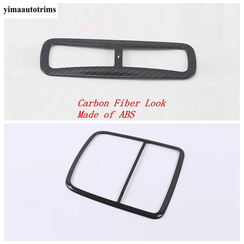 

Auto Car Interior Roof Reading Lights Lamps Frame Cover Trim Sticker For Honda CR-V CRV 2017 - 2020 Carbon Fiber / Matte Style