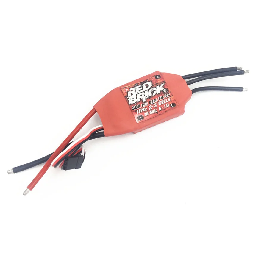 

Red Brick 70A/50A Brushless ESC 5V/5A BEC Electronic Speed Controller For FPV Multicopter / Rc Racing Drone Accessories