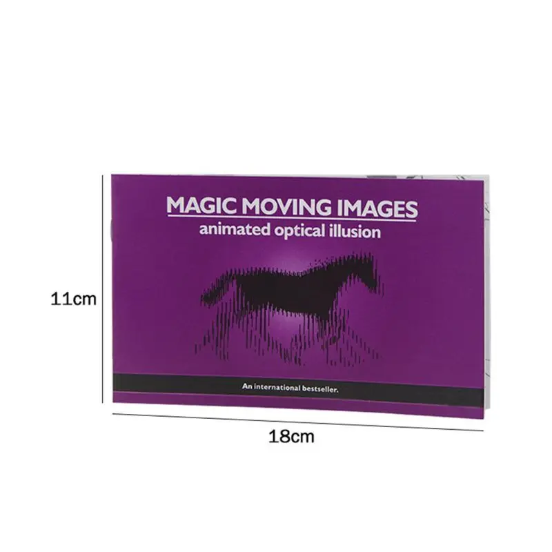 2020 New Thicker Version Magic Moving Images Books Tricks Props Toys Animated Optical Illusions Kids Gifts | Игрушки и хобби