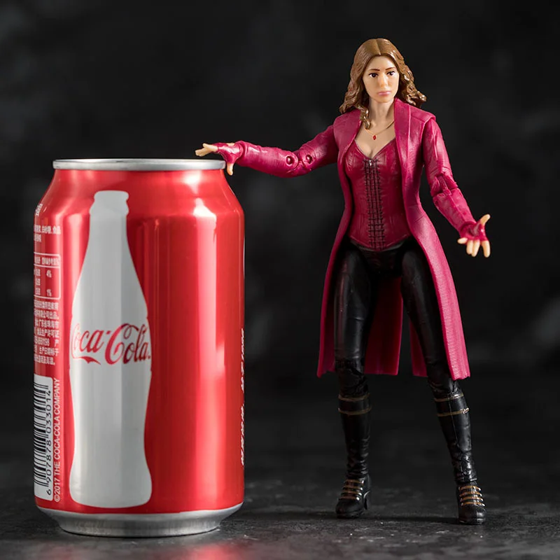 

Marvel PVC Ornaments Wanda Movable Action Figure Scarlet Witch Model Toys 17cm
