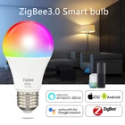 Установленный заподлицо 9 Вт10 Вт B22 Tuya Zigbee 3,0 Smart светодиодная лампа для дома светильник лампа Смарт RGBCW Цвет регулировки голос Управление для Alexa Google Home