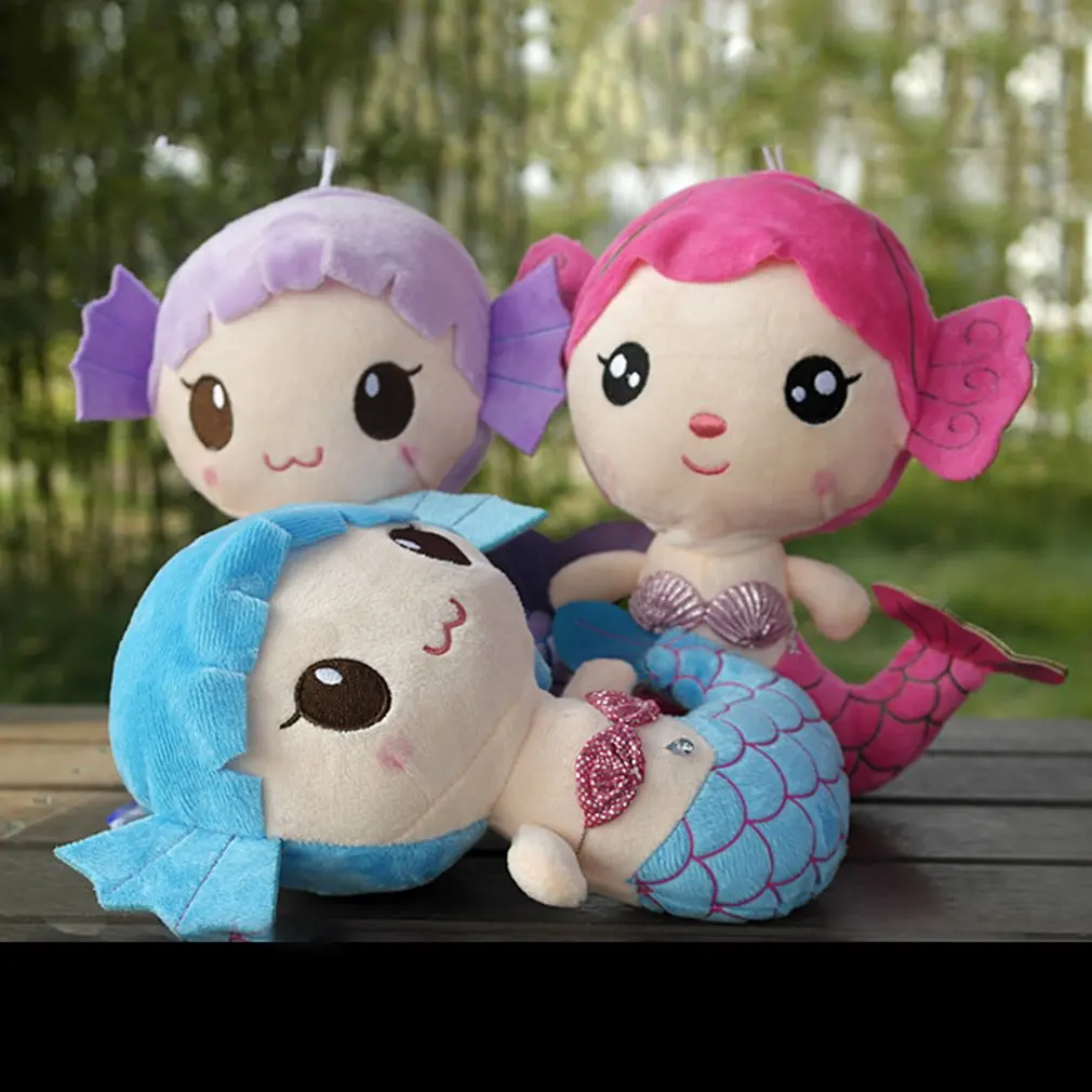 

Plush Toys Gift For Children Cute Lovely Plush Princess PP Cotton Toys For Baby Kids Girls The Little Mermaid Stuffed Doll