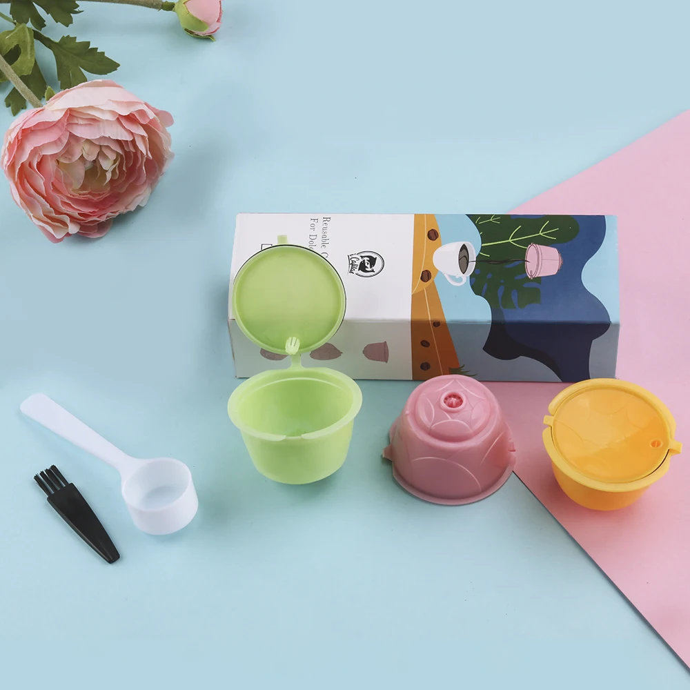 as picture Для Dolce Gusto 3rd поколения Кофе Capsule чашка фильтра многоразового многоразовые Кофе dripper Чай корзины заполнить Структура фильтр капсулы для кофемашины - Цвет: as picture