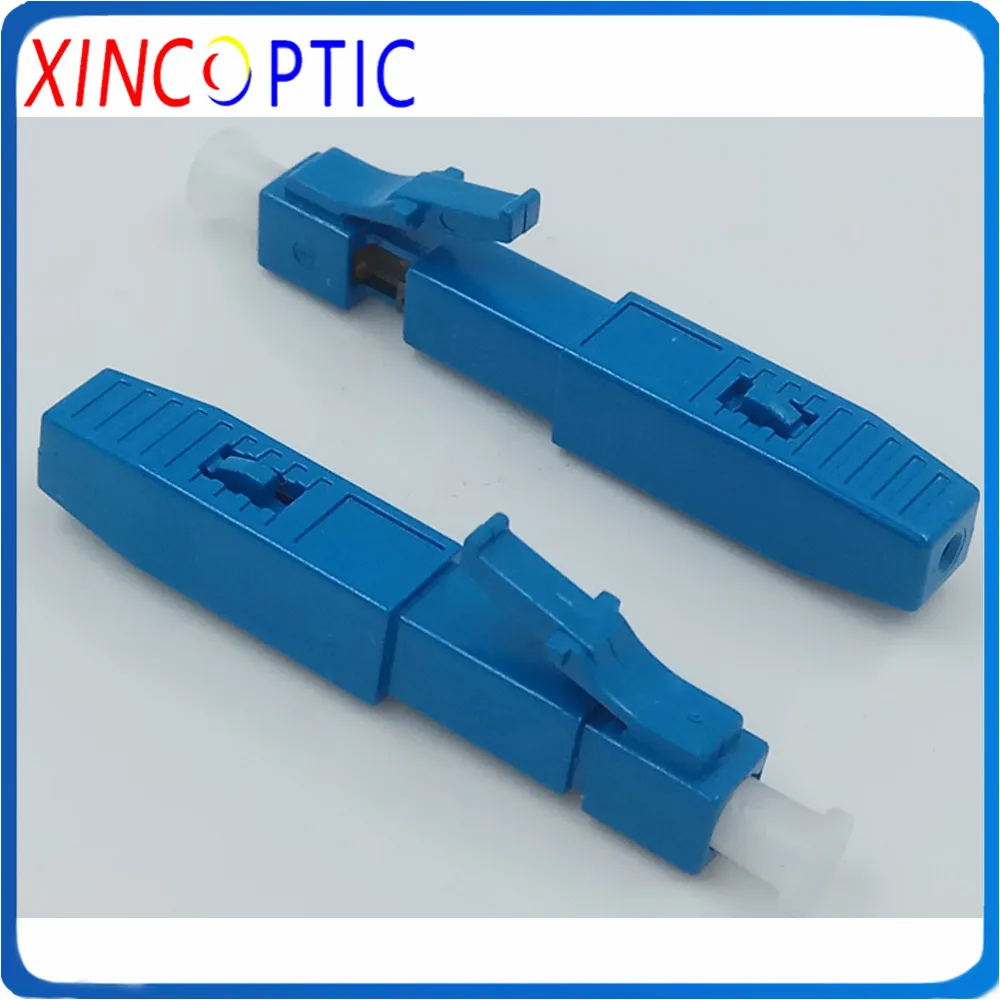 100 шт./лот волоконно оптический Быстрый разъем LC/UPC Одномодовый покрытый