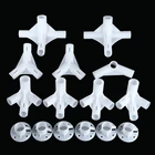 Pactical 2519 м, запасные части для тента 3x6 м, тент беседка, угловой центральный соединитель, пластиковые тенты, фиксированные фитинги, 15 шт.