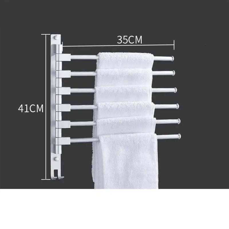 Estante Prateleira Parede Etagere Lazienka Estanteria Rotatable Salle De Bain Wall Shower Accessories Towel Rack Bathroom Shelf