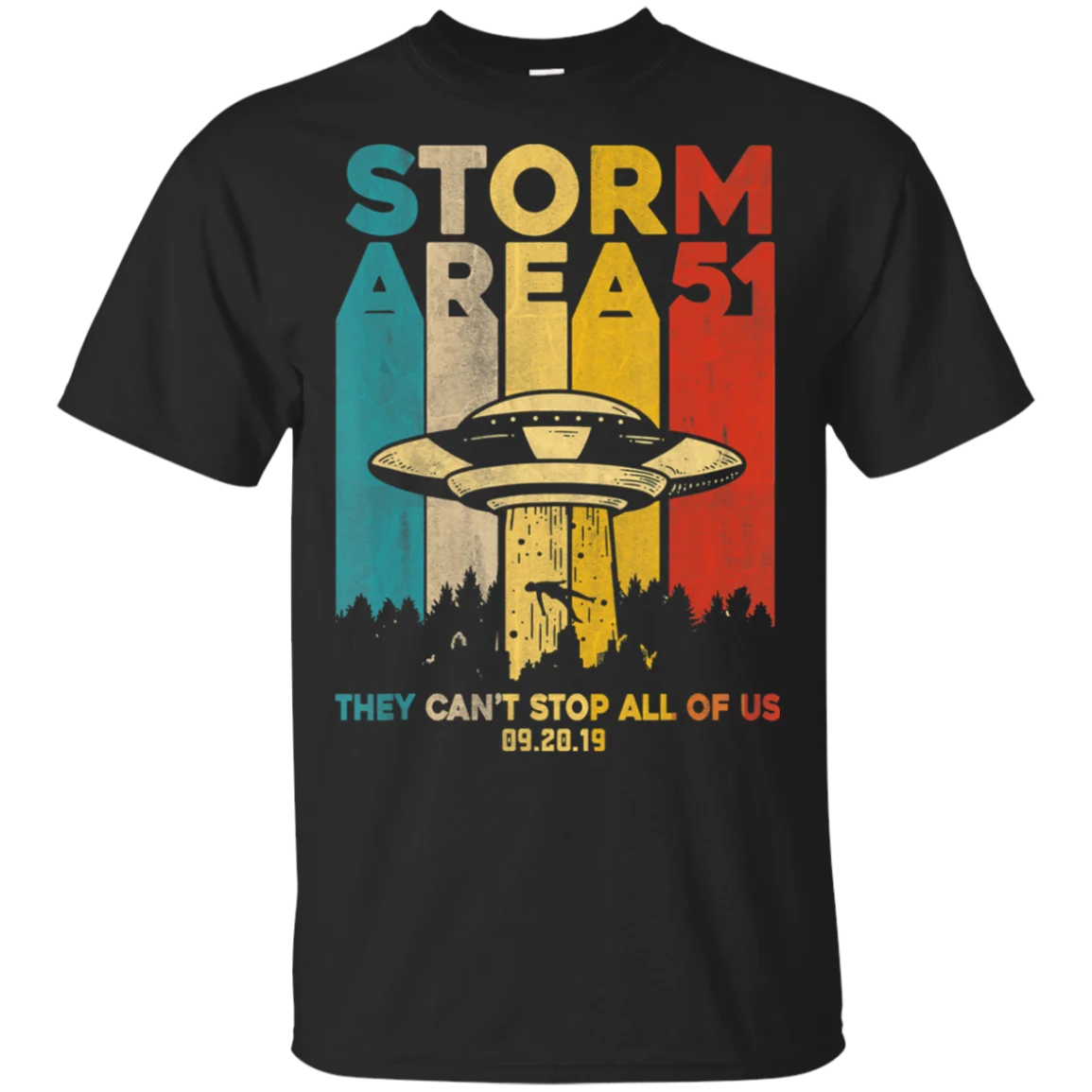 

Футболка Storm Area 51 с инопланетянином НЛО, они не могут остановить нас, футболка с коротким рукавом