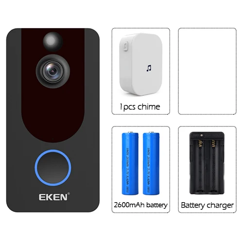 OP4 Умный IP 1080P телефон дверной звонок камера для квартиры ИК сигнализация беспроводной безопасности домофон wifi видео дверь от eken V7 - Цвет: OP4