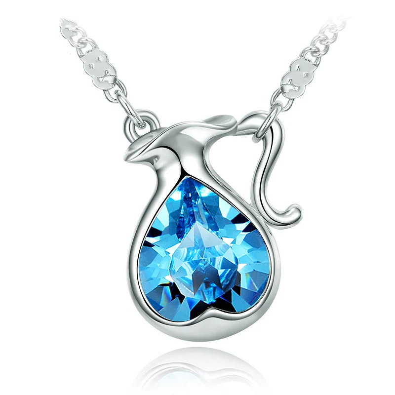 Новые кристаллы от Swarovski Классическая Подвеска на ожерелье 12 созвездий Длинный