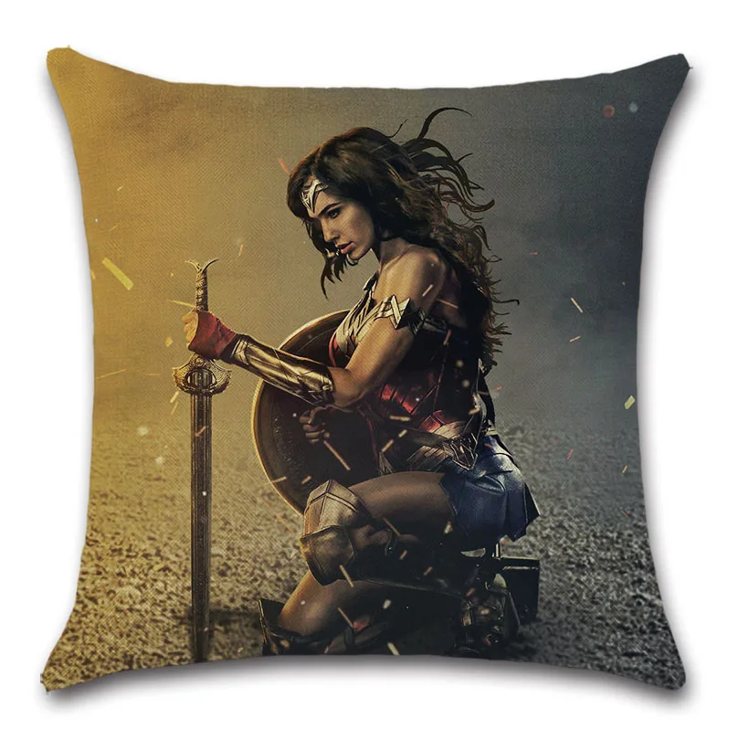 Ободок для волос в стиле Чудо Женщина Супергерой кино комикс наволочка подушки