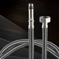 high pressure hot and cold water faucet inlet hose mixed wire braided single head hose kitchen bathroom faucet inlet hose