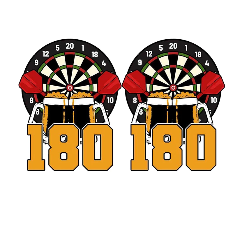 

Darts 180 Beer Car Stickers Windshield Personality KK Vinyl Decal Scratch-Proof Personality Anime JDM KK PVC Deco Meterial