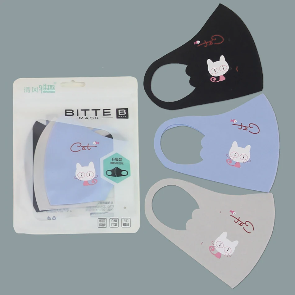 Модная Пылезащитная маска для детей лица пылезащитные ветрозащитные защитные