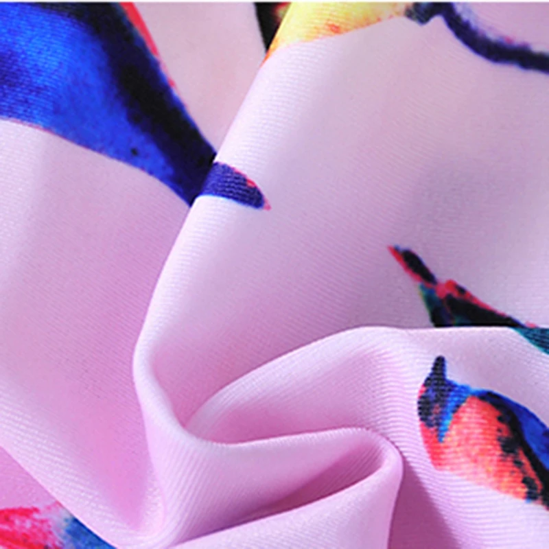 Слитное бикини 2019 купальные костюмы с принтом для женщин модная одежда плавания