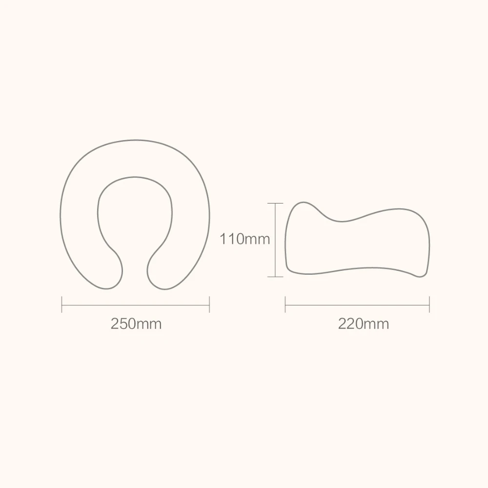 Xiaomi Youpin подушка для шеи затенение для сна крышка дышащая затемненная повязка на глаза, маска для сна фаза стильное хранение для самолета автомобиля офиса