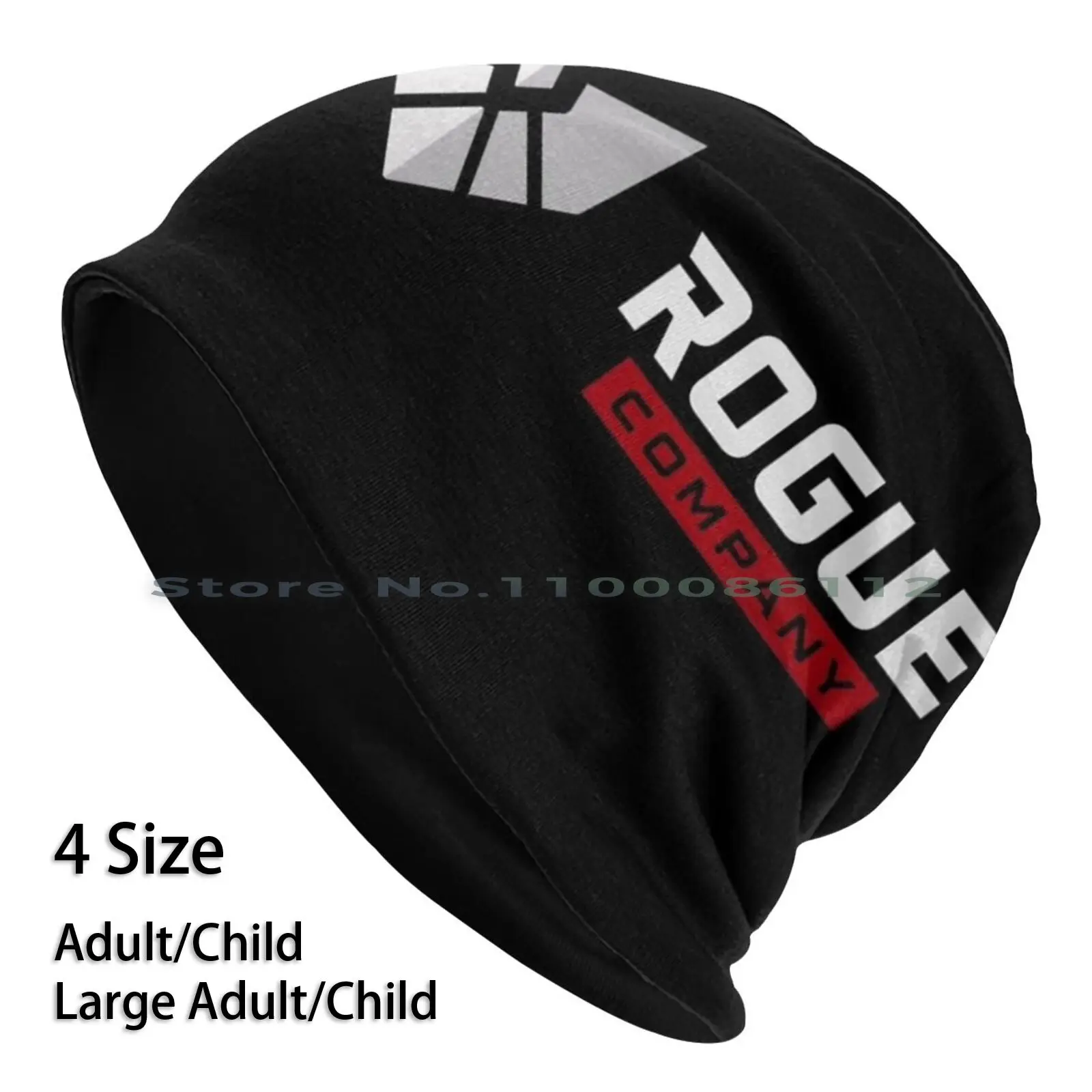 

Rogue Company Logo Video Game Beanies Knit Hat Rogue Company Video Game Glitch Player Epic Games Skin Brimless Knitted Hat