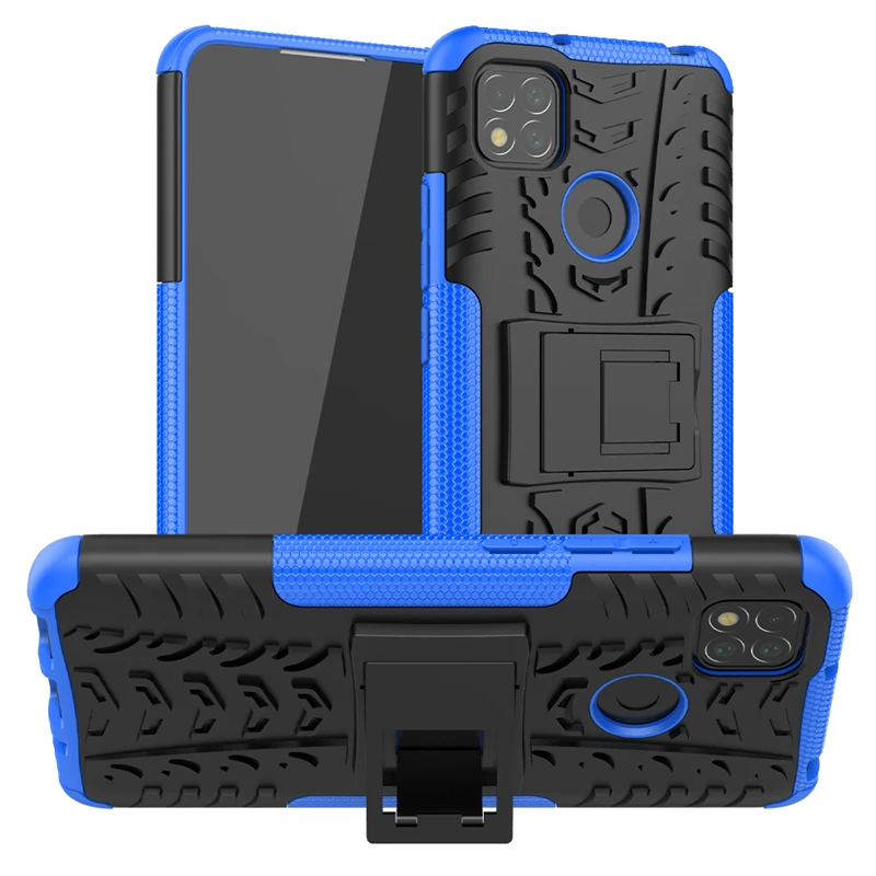 Чехол для Xiaomi Redmi 9C чехол 6 53 дюйма резиновый бампер двухслойный жесткий
