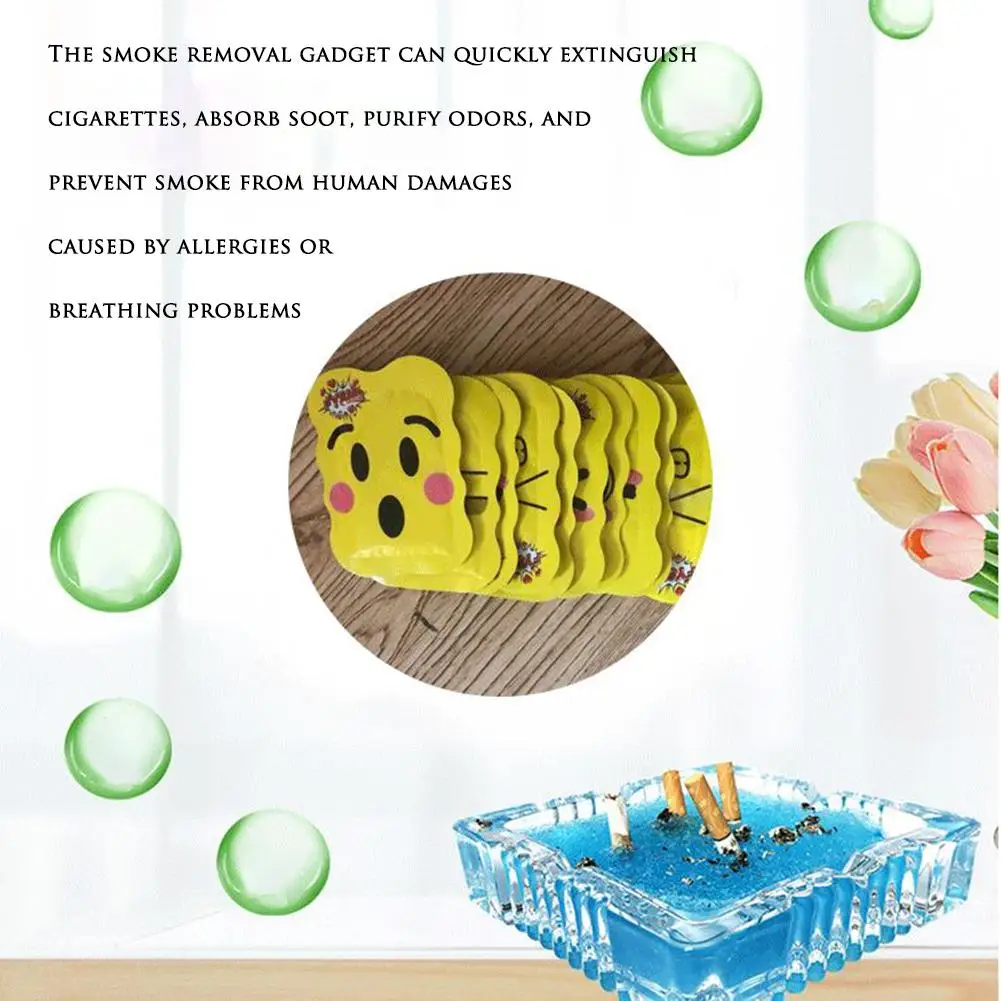 Комнатное средство для удаления запаха дыма кристаллический песок пепельница