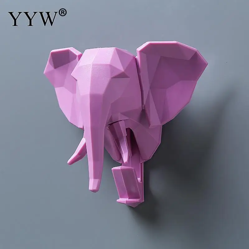 

Creative 3D Wall Hangers Decoration Animal Door Hooks Decorative Coat Hooks Plastic Hooks Deer Rhino Elephant Home Decor