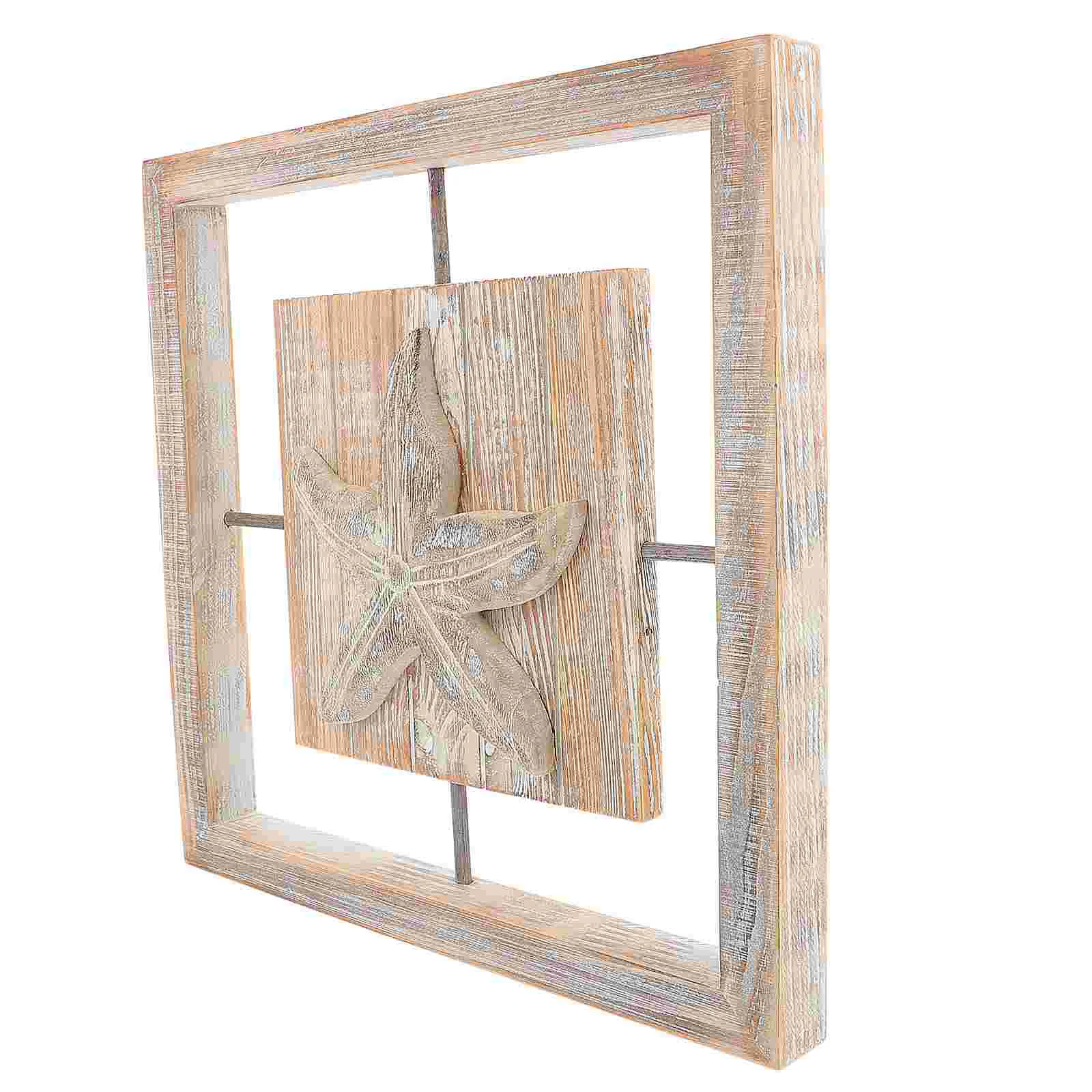 

1Pc Wall Art Decor Hanging Wood Decoration Creative Relief Picture Pendant