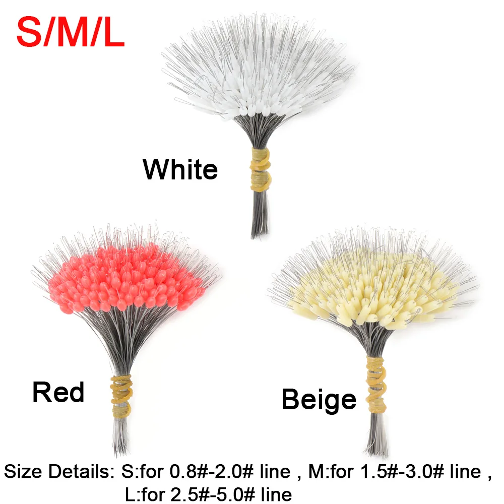 300 шт./упаковка силиконовые ограничители Для лески | Спорт и развлечения