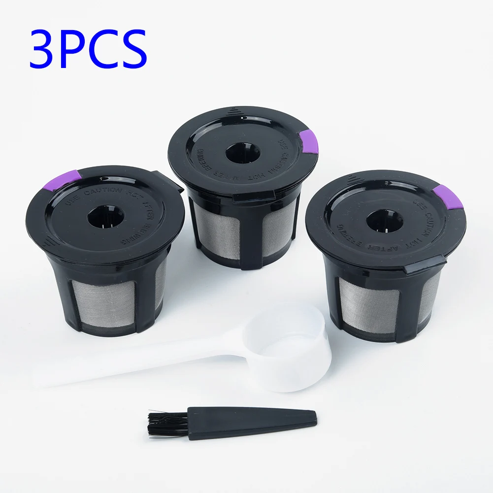 

3Pcs Reusable K-Cups, Refillable K Cup Coffee Filters For Keurig 2.0 And 1.0 For K45 K75, B60, B70, B130