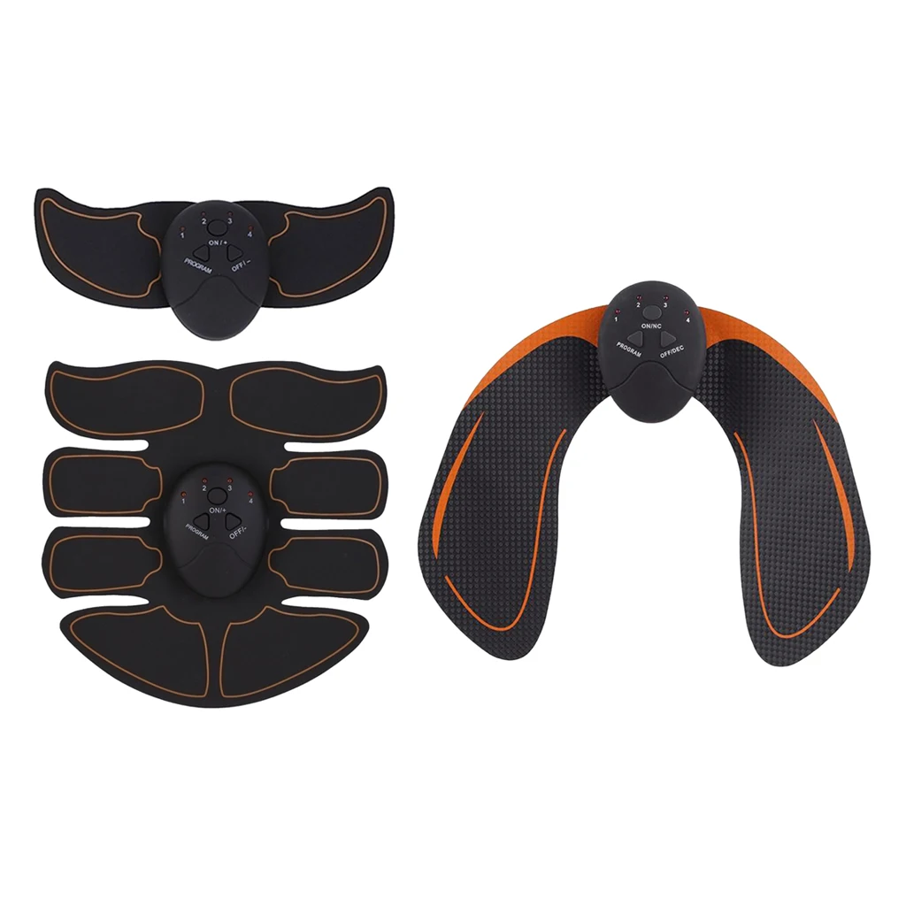 

3Pcs/Set Abdominal Muscle Stimulator Abs Arm Butt Toning Belt Training Sport