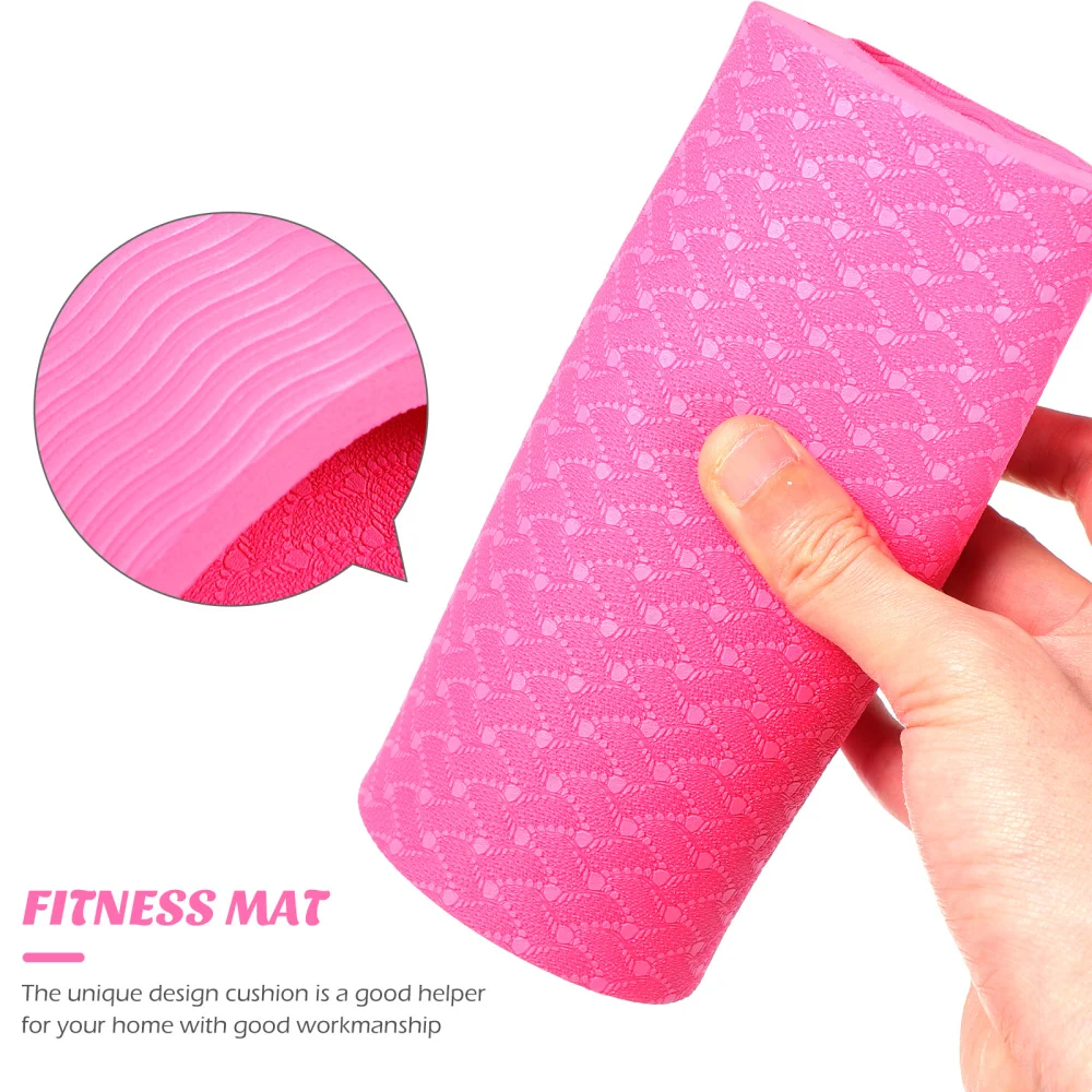 

1 Pair Color Yoga Mat TPE Pilates Mat Sports Gym Exercise Mat for Fitness