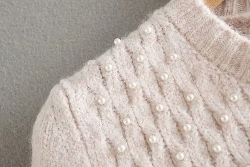 Осень-зима 2019 женские пуловеры LUNDUNSHIJIA модный топ с круглым вырезом и длинным