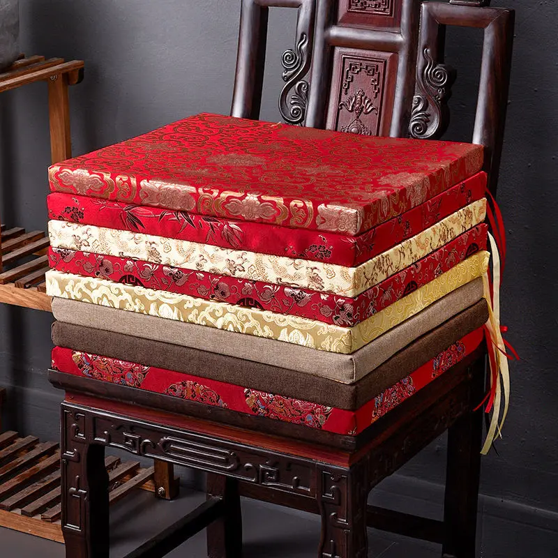 Традиционный китайский Классическая ностальгия стульчик цвета Махагони подушки