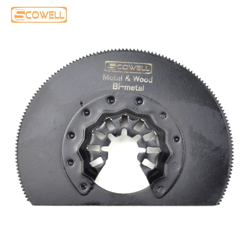 

30% off Starlock 80mm HSS Bi-metal Hlaf Round Segment Oscillating Saw Blades for wood nail soft metal multimaster power tools