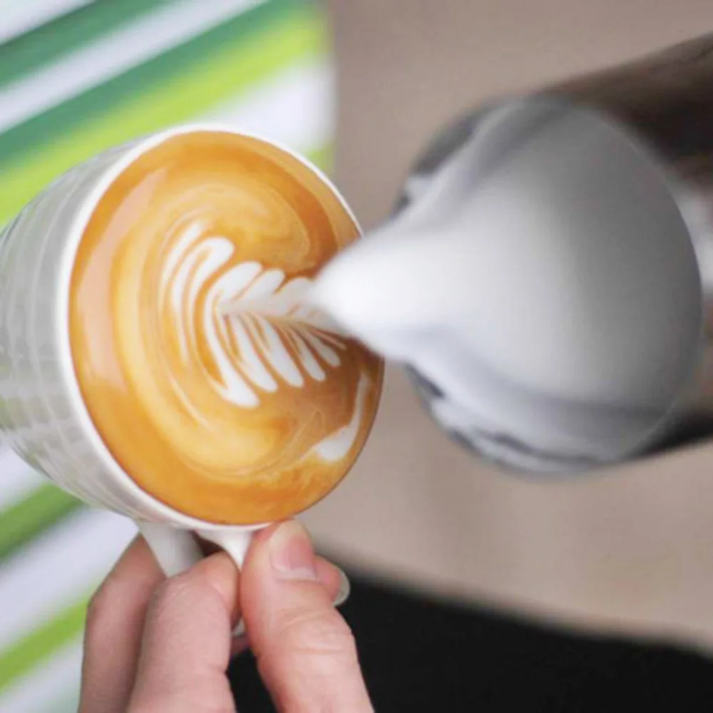 Нержавеющая сталь молочные чашки кухонные кофейные кувшины бариста кофе латте