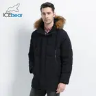 ICEbear 2021 Новая мужская одежда Модная мужская куртка с капюшоном Мужское пальто Толстая теплая мужская одежда Высококачественные мужские зимние парки MWD19903D