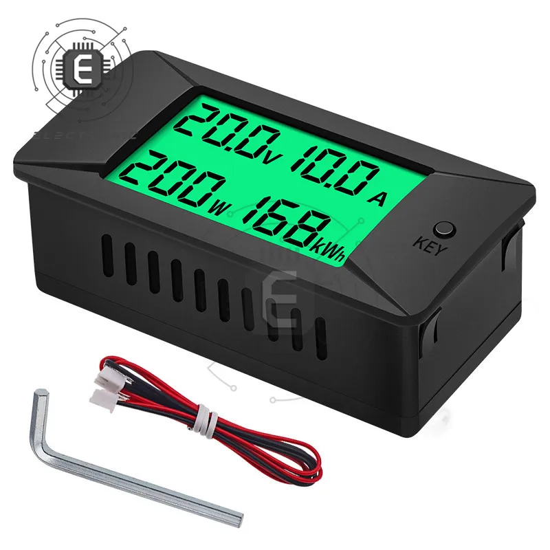 DC Цифровой Дисплей Вольтметр Амперметр переменного тока и Напряжение измеритель