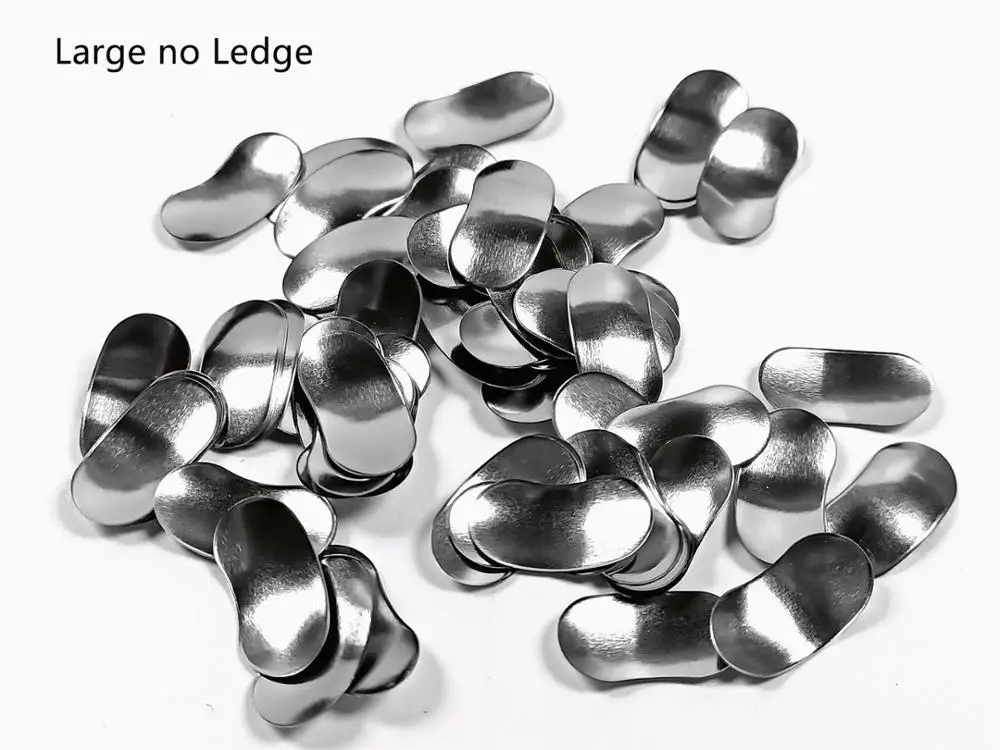 

100pcs/Pack Dental Sectional Contoured Stainless Steel Matrices ReFill Large No Ledge and Pliers