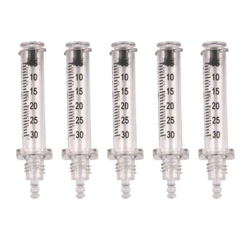 10pcs 0.3ml syringe Гиалуроновый шприц гиалуроновая игла ампульная головка для гиалуроновой ручки Гиалуроновый пистолет высокого давления удаление морщин водная игла - Цвет: 10pcs 0.3ml syringe