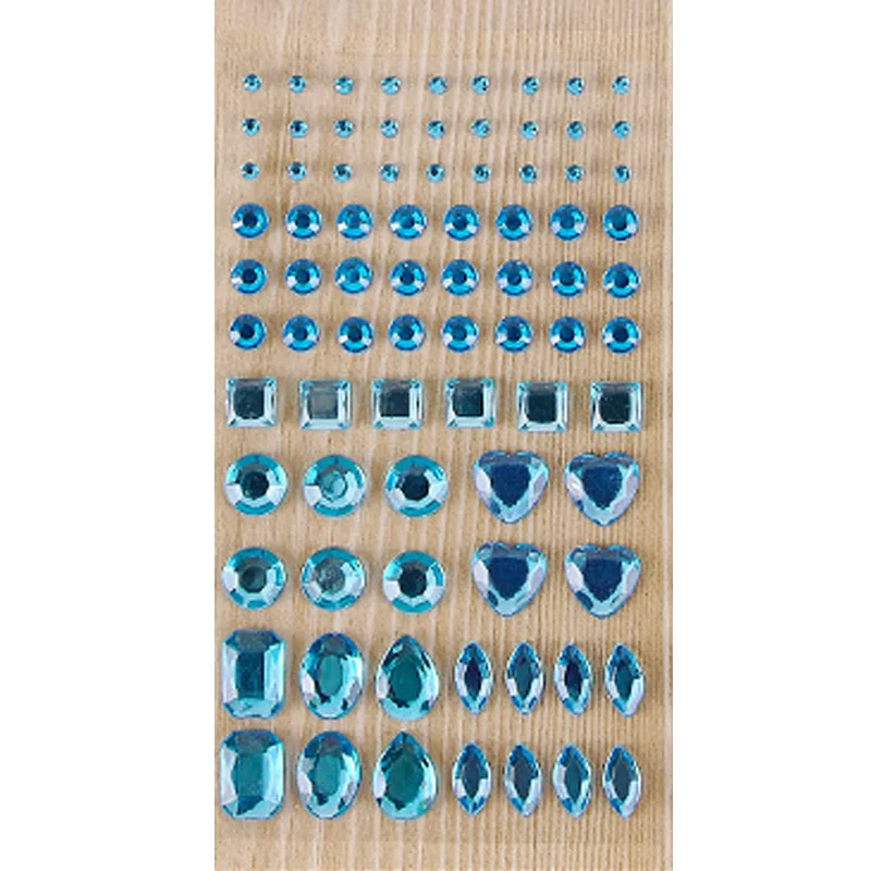 water blue DIY Переводные мобильные Стразы детские игрушки наклейка акриловая обувь рамки для картин Художественные Хрустальные алмазные татуировки Сумки самоклеющиеся - Цвет: water blue