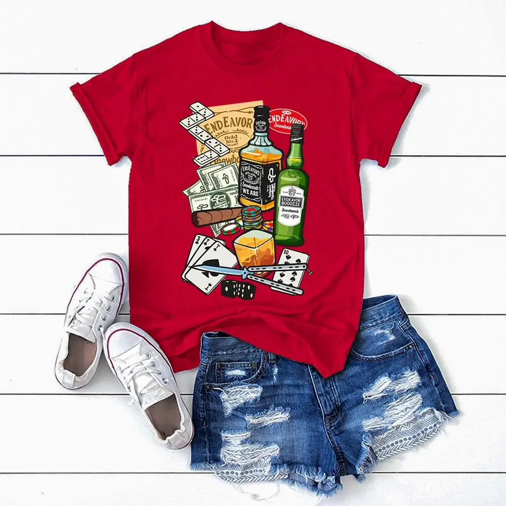 

Beer Card Carnival Night Hip Hop Women Short Sleeve T-shirt Hip Hop Vintage Female T-shirts Cotton High Quality Women Tee Tops