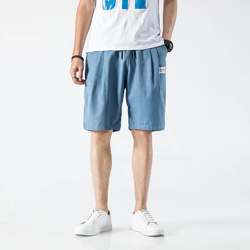 

High Quality Plus Size 5XL Short Pants Men Plain Casual Beach Bermuda Board Shorts
