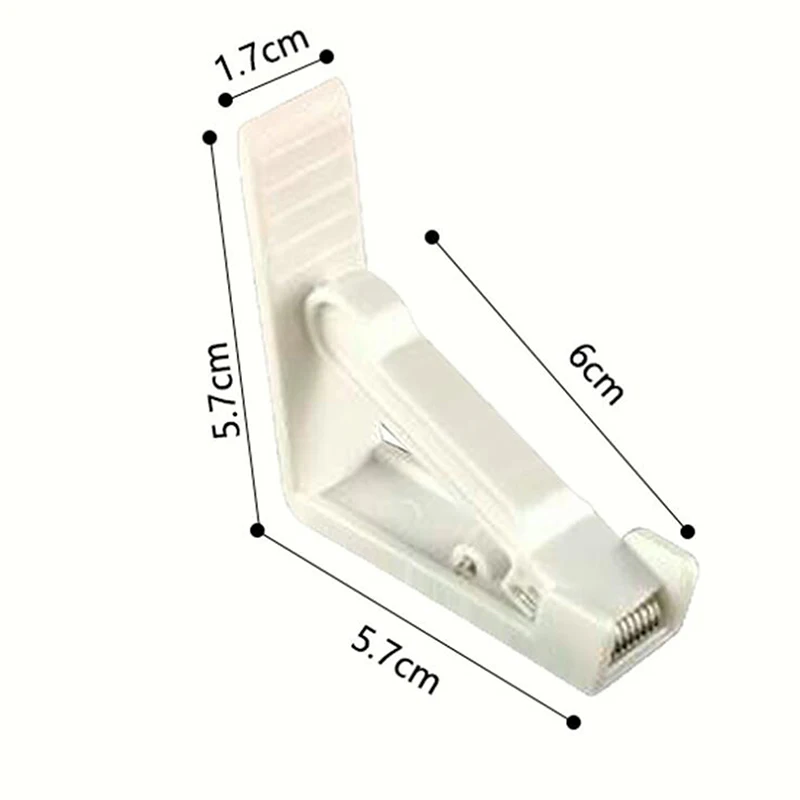 

4Pcs ABS Dining Tablecloth Clip Clamp BBQ Pegs Restaurants White Spring Loaded Fixed Home Decoration Holder