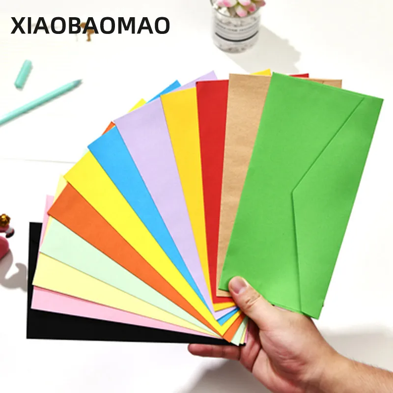 50 шт./компл. винтажная коричневая белая черная крафт-бумага пустые Мини бумажные