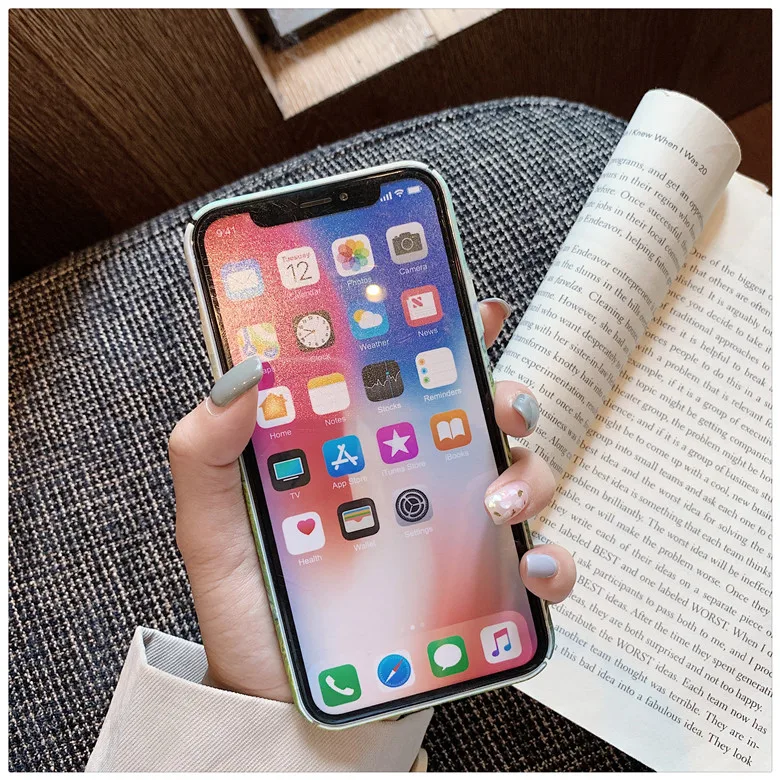 Художественный чехол для телефона с цветочным рисунком и листьями восхода