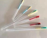 plastic handle blade needle tiny small needle knife shape acupuncture needles with tubes 100pcs pack free shipping