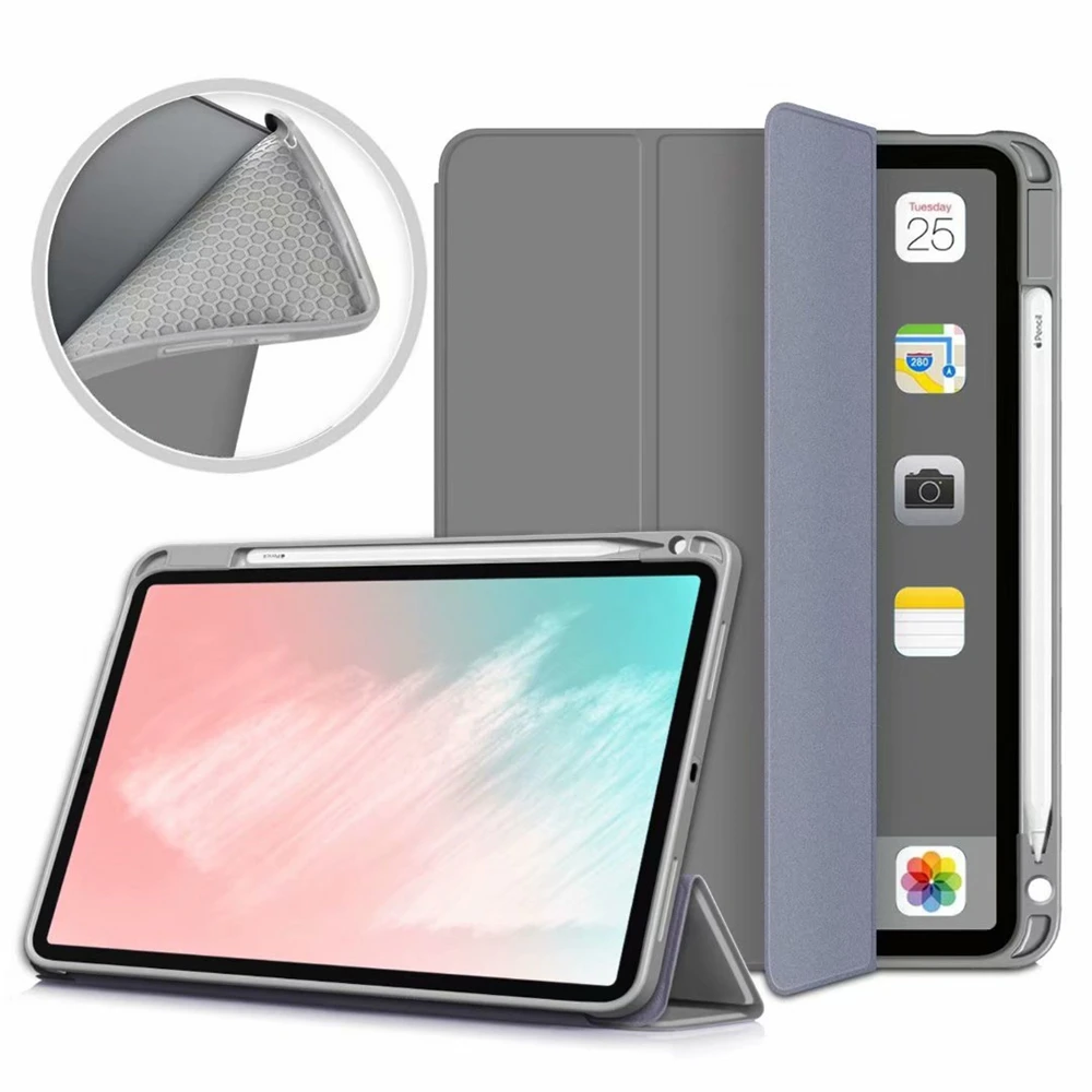 

Для iPad Air 4 10,9 чехол 2020 с карандашом для iPad Air 4 10,9 дюймов 2020 чехол с магнитной крышкой авто чехол для сна
