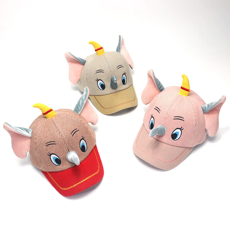 Бейсбольная шапка-ведро с мультяшным изображением слона осенне-зимняя шапка для